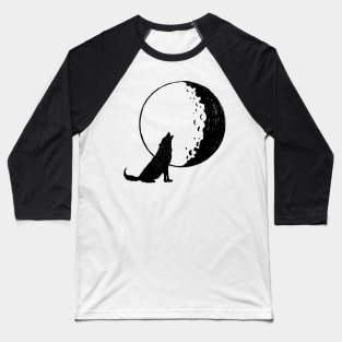 Howling at the Moon Baseball T-Shirt